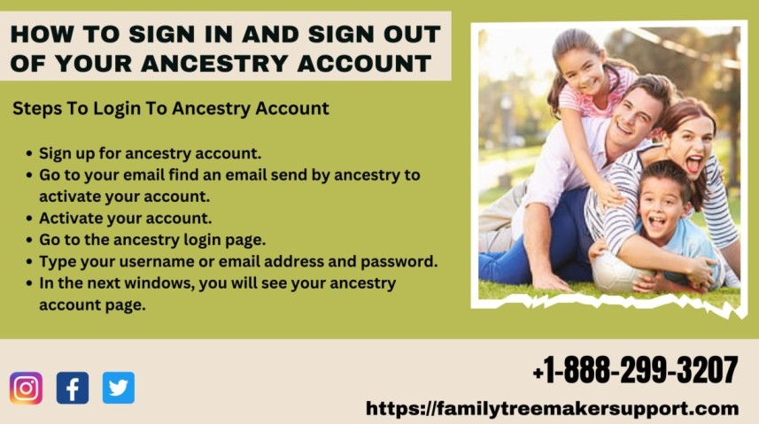How To Sign In And Sign Out Of Your Ancestry Account